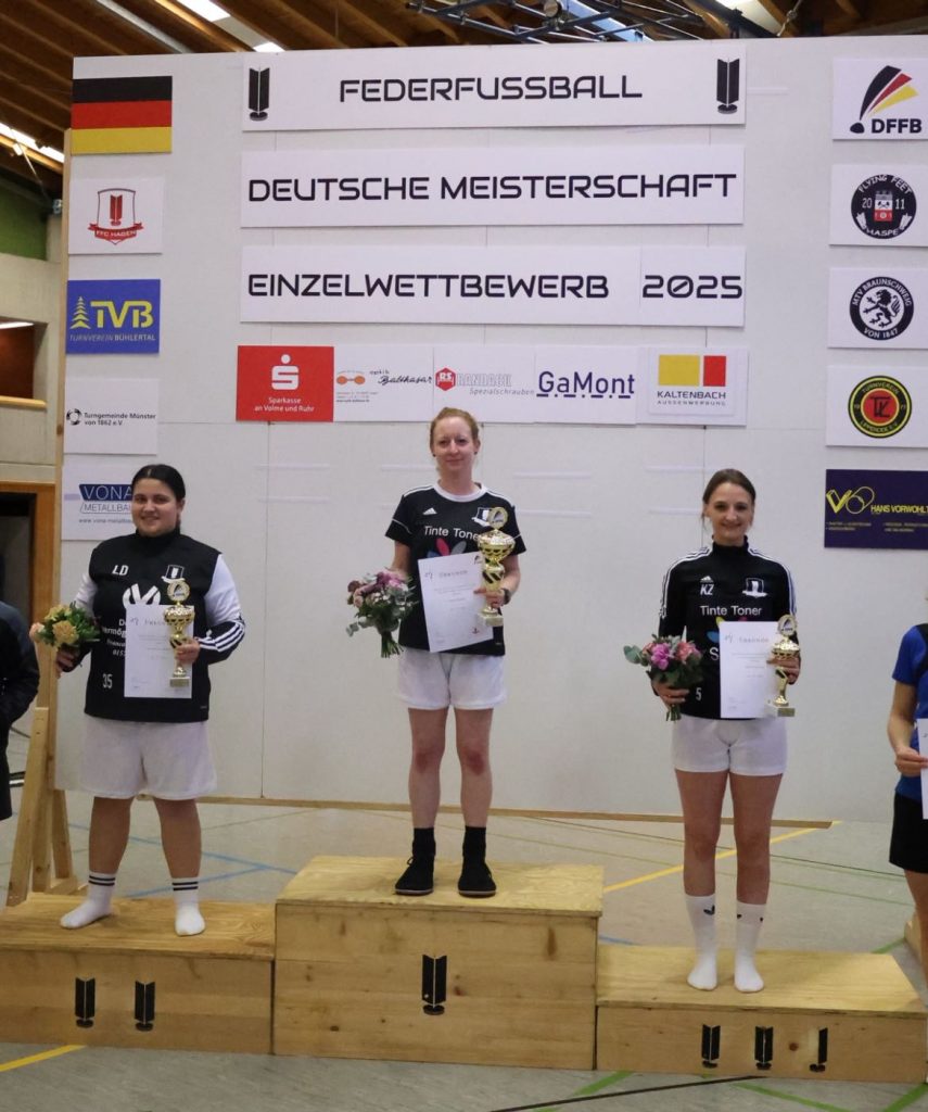 Einzeltitel gehen an Sarah Rüsseler und David Zentarra